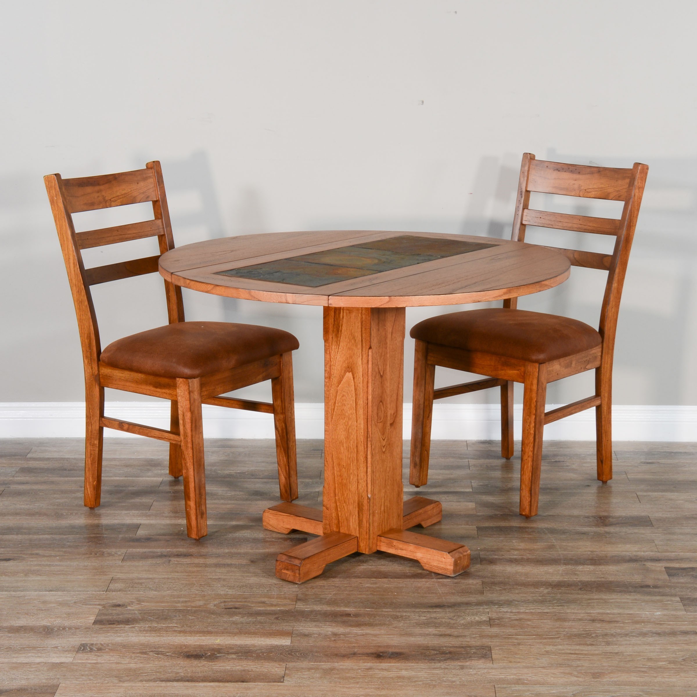 Sunny Designs Sedona 2 Drop Leaf Table with Slate Tiles Conlin's